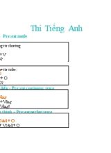 Tài liệu tổng hợp các thì tiếng Anh